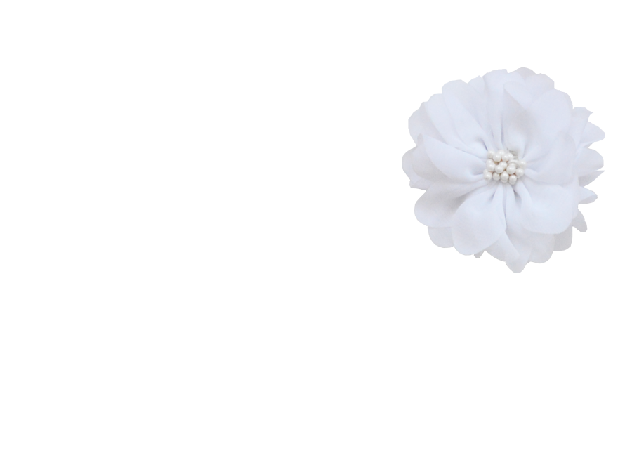 Fleur pistil blanc